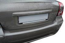Toyota Avensis 2003–2009 Achterbumperbeschermer Nataniko (RVS) Stationwagen foto 1