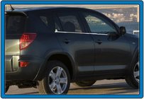 Toyota Rav 4 2006–2013 Buiten raamomlijsting set (4-delig, RVS) Carmos - Turks staal foto 5
