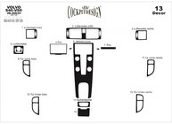 Volvo V50 2004–2012 Dashboard sierlijsten Zwart foto 7