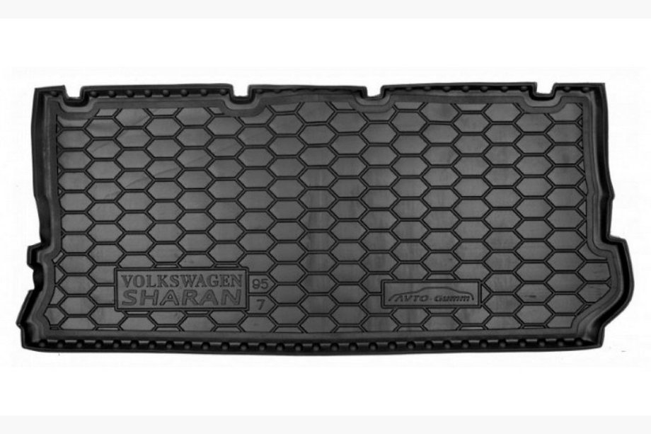 Volkswagen Sharan 1995–2010 Kofferbakmat voor 7-zits (Autogumm, kunststof) Image