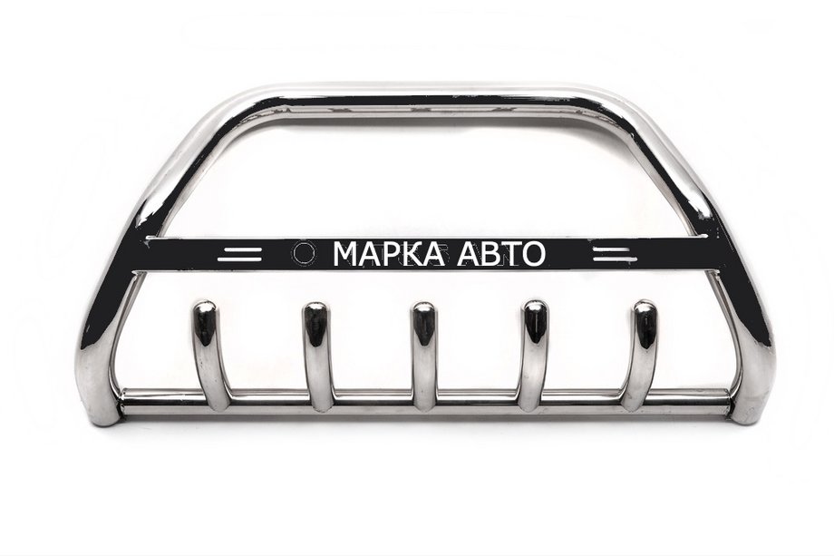 Toyota Land Cruiser 90 Prado 1996–2002 Bullbar WT004 (RVS) Image