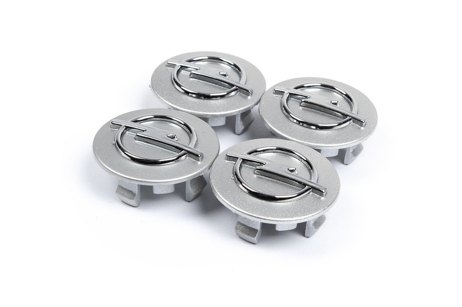Opel Naafdoppen 64/61 mm grijs (4 stuks) Image