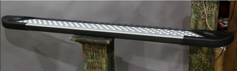 Volkswagen T5 Multivan 2003–2010 Side steps X5-type LED (2 st., aluminium) foto 1