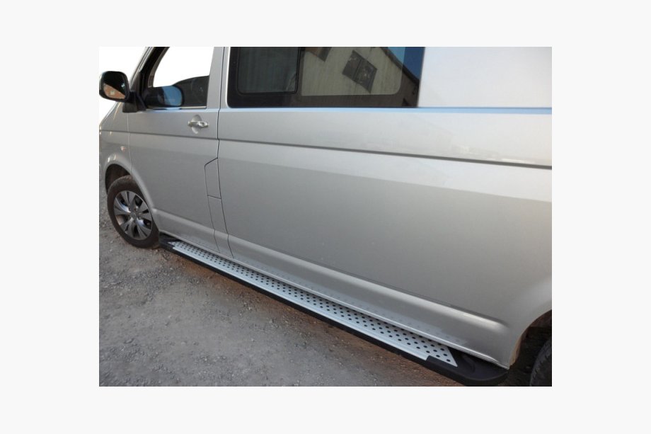 Volkswagen T5 2010–2015 Side steps X5-type (set van 2, aluminium) Image