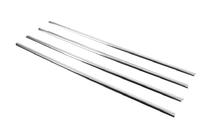 Mitsubishi Lancer X 2008– Buitenste raamlijstomlijsting RVS (set 4 stuks) Carmos - Turks staal foto 5