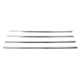 Buitenste raamlijstomlijsting RVS (set 4 stuks) Mitsubishi Lancer X 2008– foto 4