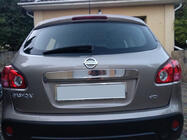 Nissan Qashqai 2007–2010 Sierlijst boven kentekenplaat (RVS) Zonder knop, Carmos - Turks staal foto 1