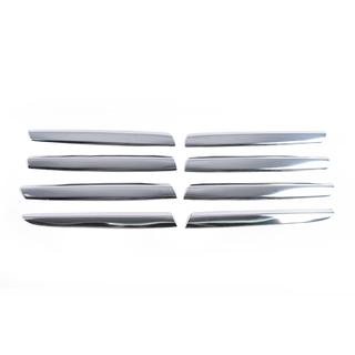 Grillelijsten voor de radiateurgrille (8 stuks, RVS) Nissan Qashqai 2007–2010 foto 2