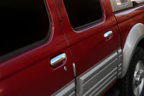 Nissan NP300 1999–2015 Deurgreep covers (set 4 stuks, RVS) foto 1