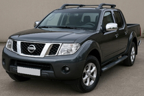 Nissan Navara 2006–2015 RVS spiegelkappen (2 stuks) Zonder richtingaanwijzer foto 3