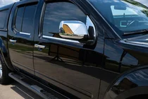 Nissan Navara 2006–2015 RVS sierlijst voor raamwindschermen (2 st.) foto 1