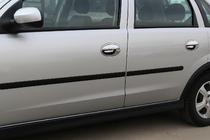 Opel Corsa C 2000–2006 RVS deurgreep covers (4 stuks) foto 1