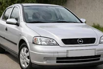 Opel Astra G Classic 1998–2012 RVS spiegelkappen (set van 2) foto 1