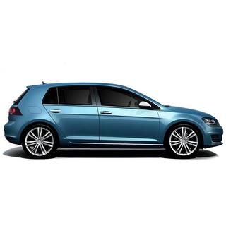 Onderste raamlijsten Black Chrome (4-delig, RVS) foto 3