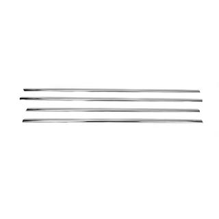 Onderste raamlijsten Black Chrome (4-delig, RVS) foto 2