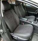 Toyota Avensis 2009–2018 Autostoelhoezen eco-leer+stof+Alcantara Antara A001 (complete set, volledig interieur) foto 1