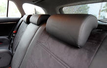 Toyota Avensis 2009–2018 Autostoelhoezen eco-leer+stof+Alcantara Antara A001 (complete set, volledig interieur) foto 4