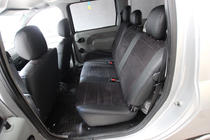 Dacia Logan I 2005–2008 Autostoelhoezen eco-leer+stof+Alcantara Antara A001 (complete set, volledig interieur) foto 7