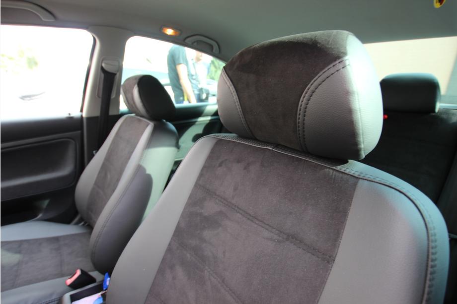 Volkswagen Passat B5 1997–2005 Autostoelhoezen eco-leer+stof+Alcantara Antara A001 (complete set, volledig interieur) Foto 6
