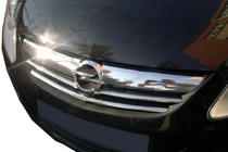 Opel Corsa D 2007–2014 Grille sierlijsten (3-delig, RVS) foto 1