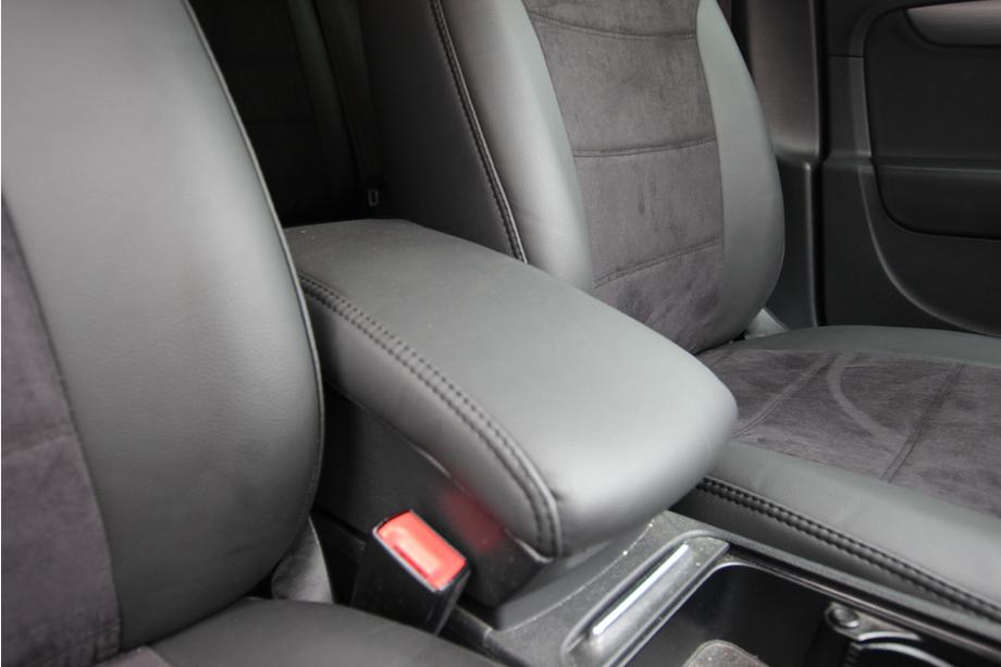 Volkswagen Passat B7 2012–2015 Autostoelhoezen eco-leer+stof+Alcantara Antara A001 (complete set, volledig interieur) Foto 11
