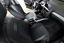 Audi A4 B8 2007–2015 Autostoelhoezen eco-leer+stof+Alcantara Antara A001 (complete set, volledig interieur) foto 8