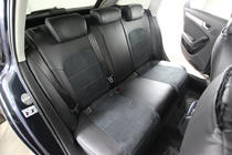 Audi A4 B8 2007–2015 Autostoelhoezen eco-leer+stof+Alcantara Antara A001 (complete set, volledig interieur) foto 1