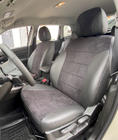 Suzuki Vitara 2015– Autostoelhoezen eco-leer+stof+Alcantara Antara A001 (complete set, volledig interieur) foto 7