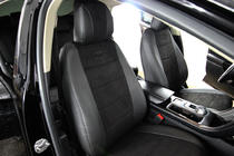 Ford Fusion 2012–2020 Autostoelhoezen eco-leer+stof+Alcantara Antara A001 (complete set, volledig interieur) foto 7