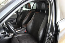 BMW X1 E84 2009–2015 Autostoelhoezen eco-leer+stof+Alcantara Antara A001 (complete set, volledig interieur) foto 7