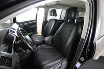 Volkswagen Touran 2003–2010 Autostoelhoezen eco-leer+stof+Alcantara Antara A001 (complete set, volledig interieur) foto 7