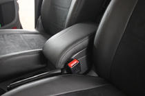 Volkswagen Touran 2003–2010 Autostoelhoezen eco-leer+stof+Alcantara Antara A001 (complete set, volledig interieur) foto 9