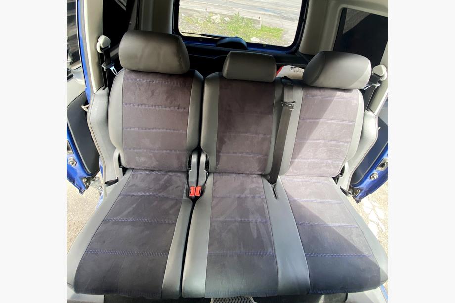 Volkswagen Caddy 2010–2015 Autostoelhoezen kunstleer + stof + alcantara Antara A001b (complete set voor het hele interieur) Foto 8