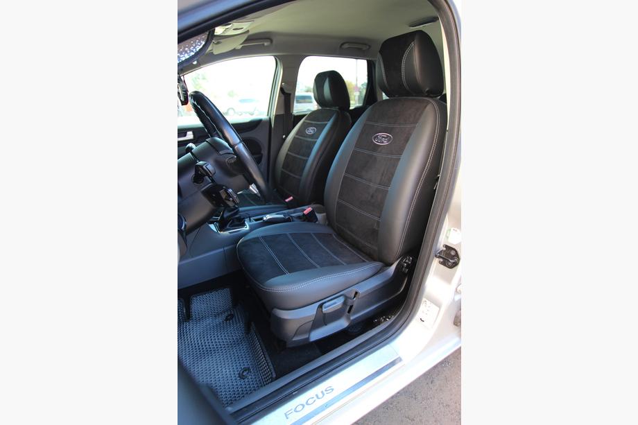 Ford Focus III 2011–2017 Autostoelhoezen eco-leer+stof+antara Antara A001g (complete set voor het interieur) Image