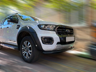 Ford Ranger 2011–2022 Texas frontbullbar voor 2015+ (76mm, zwart) foto 1