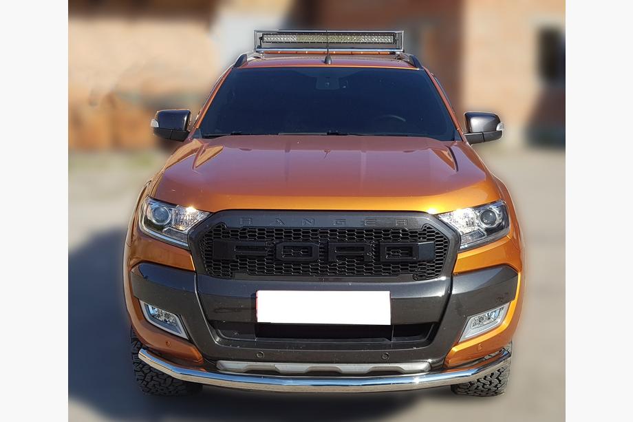 Ford Ranger 2011–2022 Texas frontbar voor 2015+ (76 mm, RVS) Image