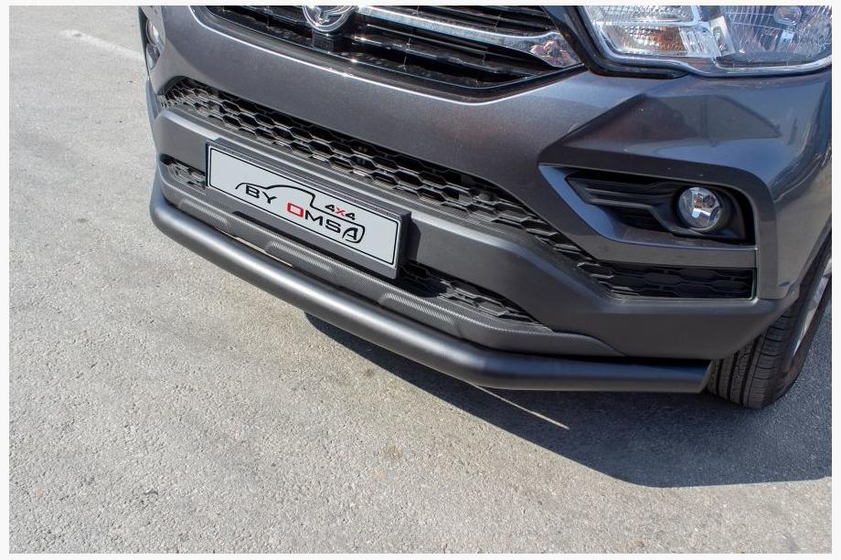 SsangYong Musso II 2018– Frontbeschermbeugel Texas (76 mm, zwart) Image