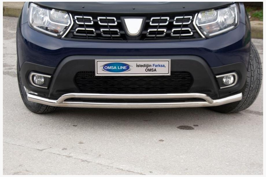 Dacia Duster 2018–2024 Frontbeschermbeugel Vegas (60/42 mm, RVS) Image