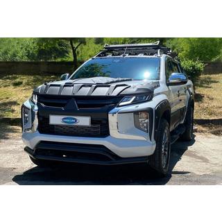 Dubbele bullbar voorzijde Vegas 2019+ (zwart, 76 mm) Mitsubishi L200 2015–2024 foto 1