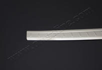 Audi A3 2012–2020 OmsaLine RVS achterbumperbeschermer foto 2
