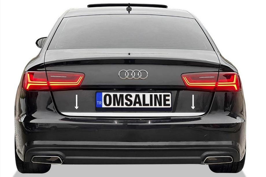 Audi A6 C8 2018–2025 Kofferbakrand OmsaLine (RVS) Image