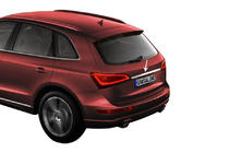Audi Q5 2017–2025 Chromen sierlijst boven de kentekenplaat (RVS) foto 1