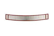 BMW 3-serie E90/E91 2005–2011 Achterbumperbeschermlijst (2008-2011, SW, RVS) foto 2