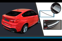 BMW X4 F26 2014–2018 RVS achterbumper beschermlijst OmsaLine foto 1