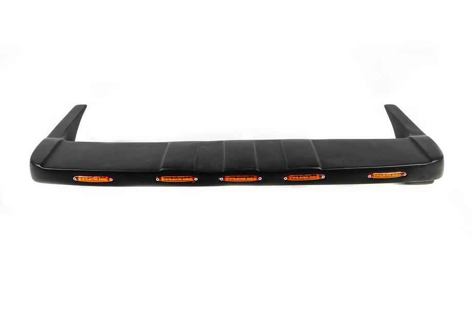 Dacia Duster 2008–2018 Voorruit zonneklep V1 (LED, mat zwart) Foto 2