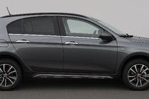 Fiat Tipo Cross 2021– Onderste raamlijsten (RVS) OmsaLine - Italiaans roestvrij staal foto 1