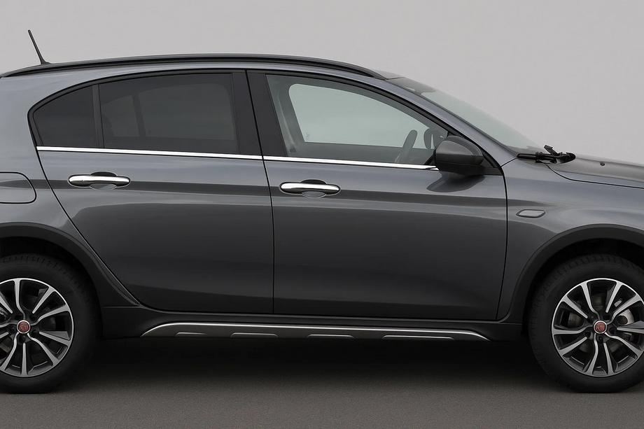 Fiat Tipo Cross 2021– Onderste raamlijsten (RVS) OmsaLine - Italiaans roestvrij staal Image