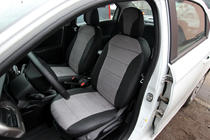 Citroen C-Elysee 2013–2022 Autostoelhoezen eco-leer + stof + Antara Antara A0010 (complete set) foto 8