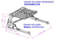 Mitsubishi L200 2015–2024 Rollbar met bagagemand Dakar foto 4