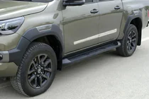 Nissan Navara/NP300 2016– Deurlijsten (4-delig, RVS) foto 4